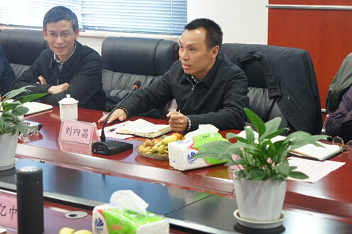 省交通厅运管局刘四昌局长一行莅临我司调研指导事情