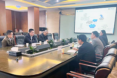 四川港投云港科技有限公司董事长、总司理叶昕到腾博汇游戏官方网站运业考察交流