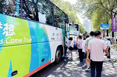 【助力大运】腾博汇游戏官方网站运业圆满完成大运会开幕式运输包管事情